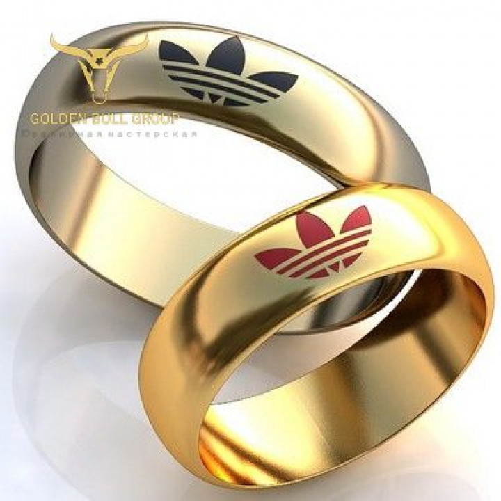 Обручальное кольцо "Adidas" (Адидас) GB-106